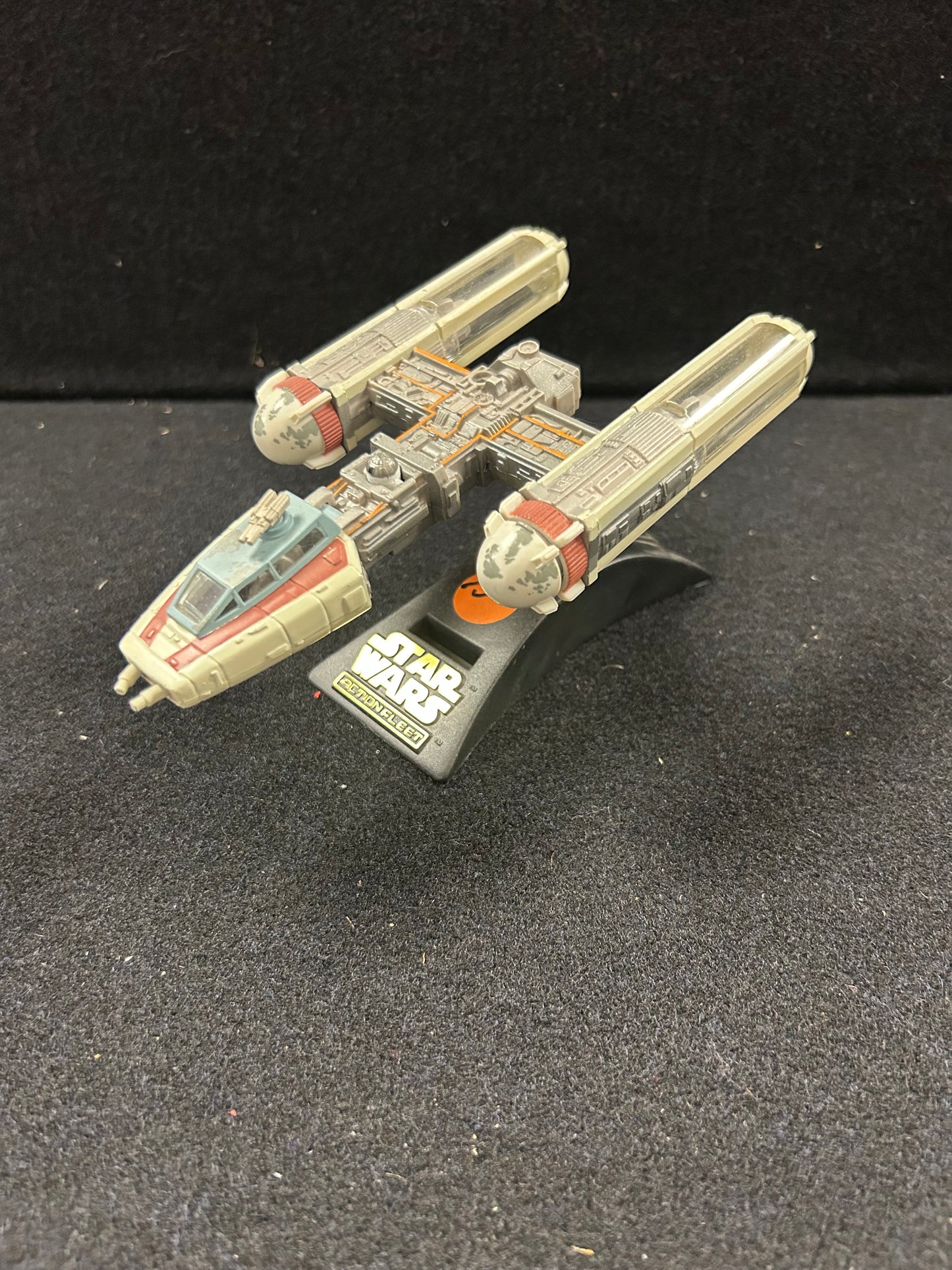 Star Wars Action Fleet 1996 with stand