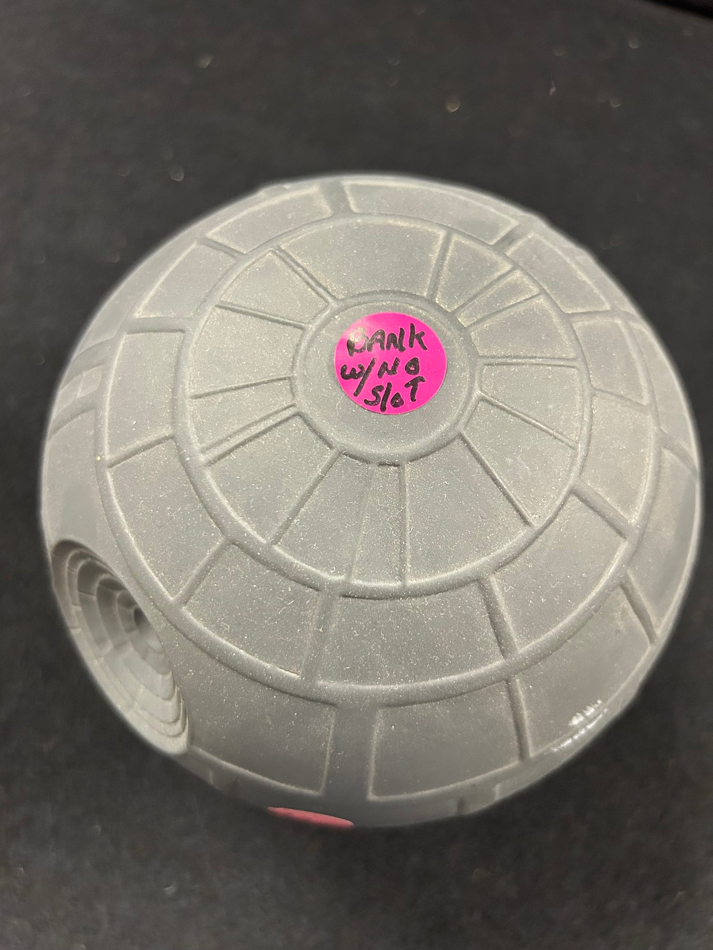 Star Wars Death Star piggy bank with no slot?
