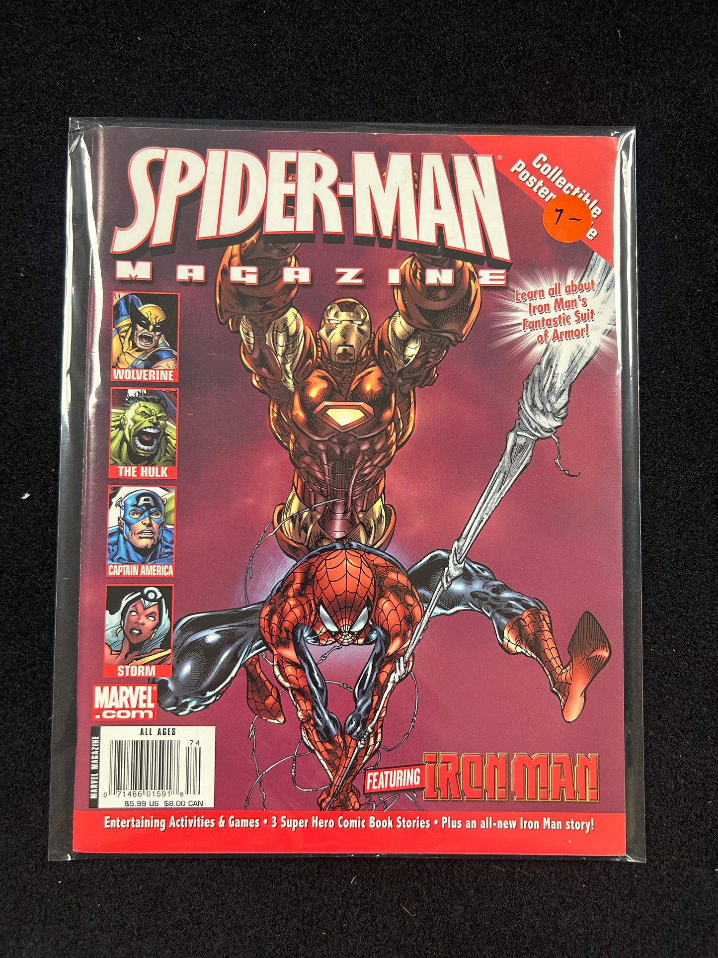 Spiderman Magazine Featuring Ironman – Graphic Novel