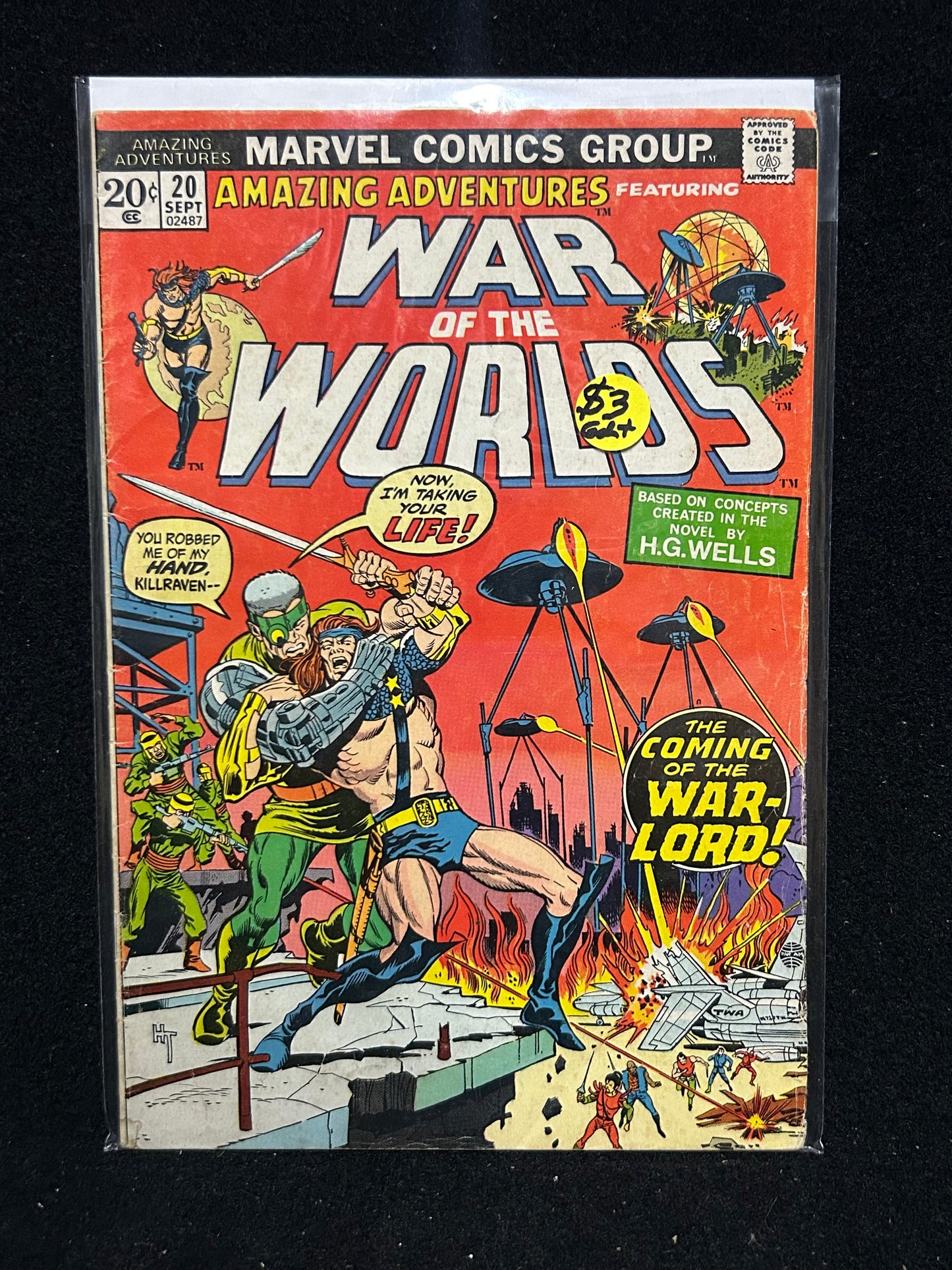 Amazing Adventures #20 – War of the Worlds (Sept 1973)