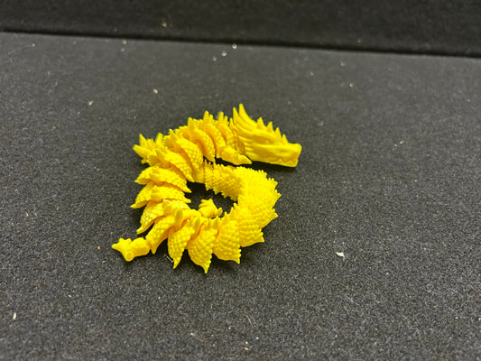 3D Printed Yellow dragon