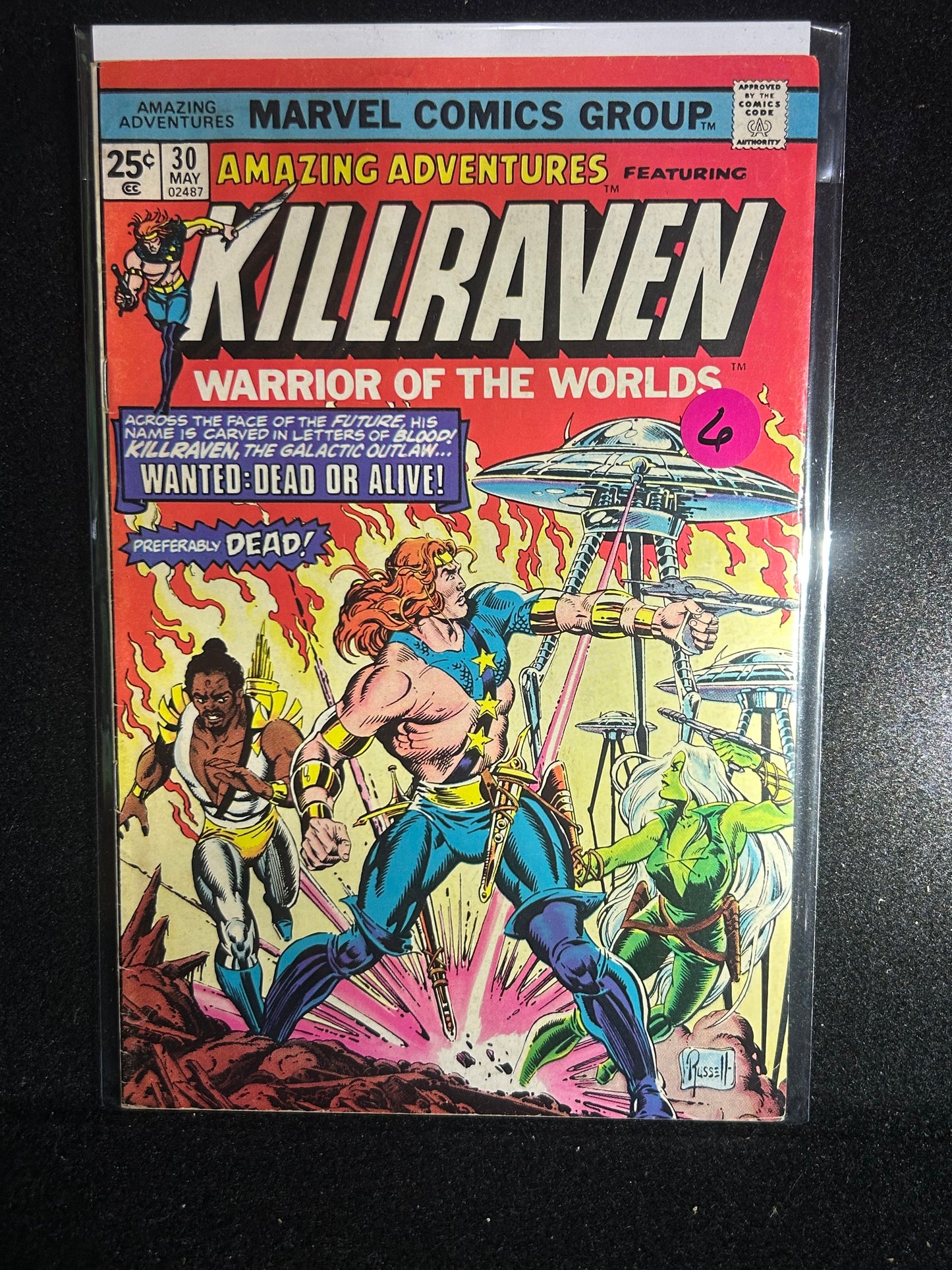 Amazing Adventures #30 – Killraven Warrior of the Worlds (May 1975)