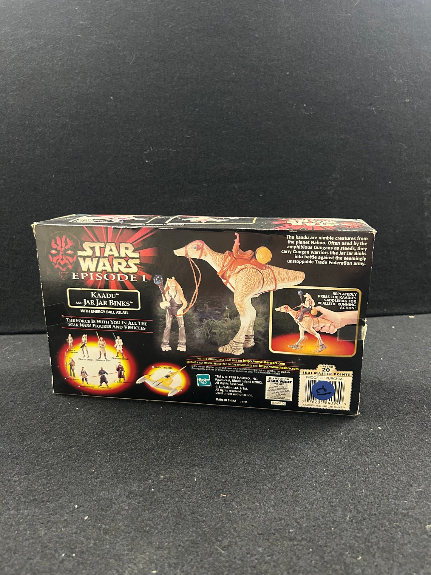 Star wars episode 1 Kaadu and jar jar binks Hasbro