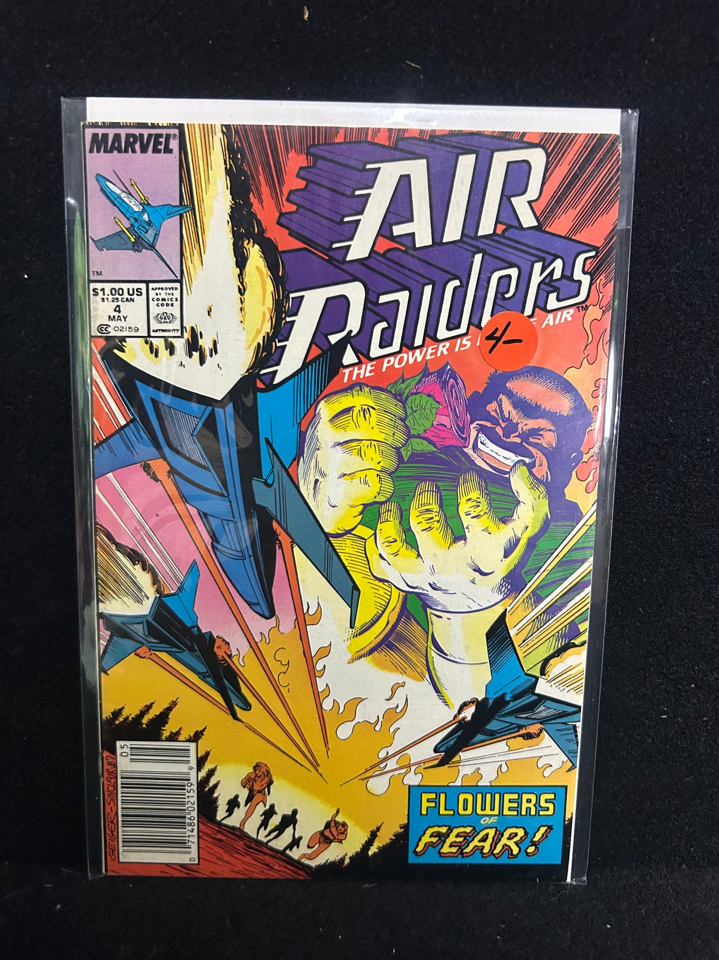 Air Raiders #4 (Marvel 1988)