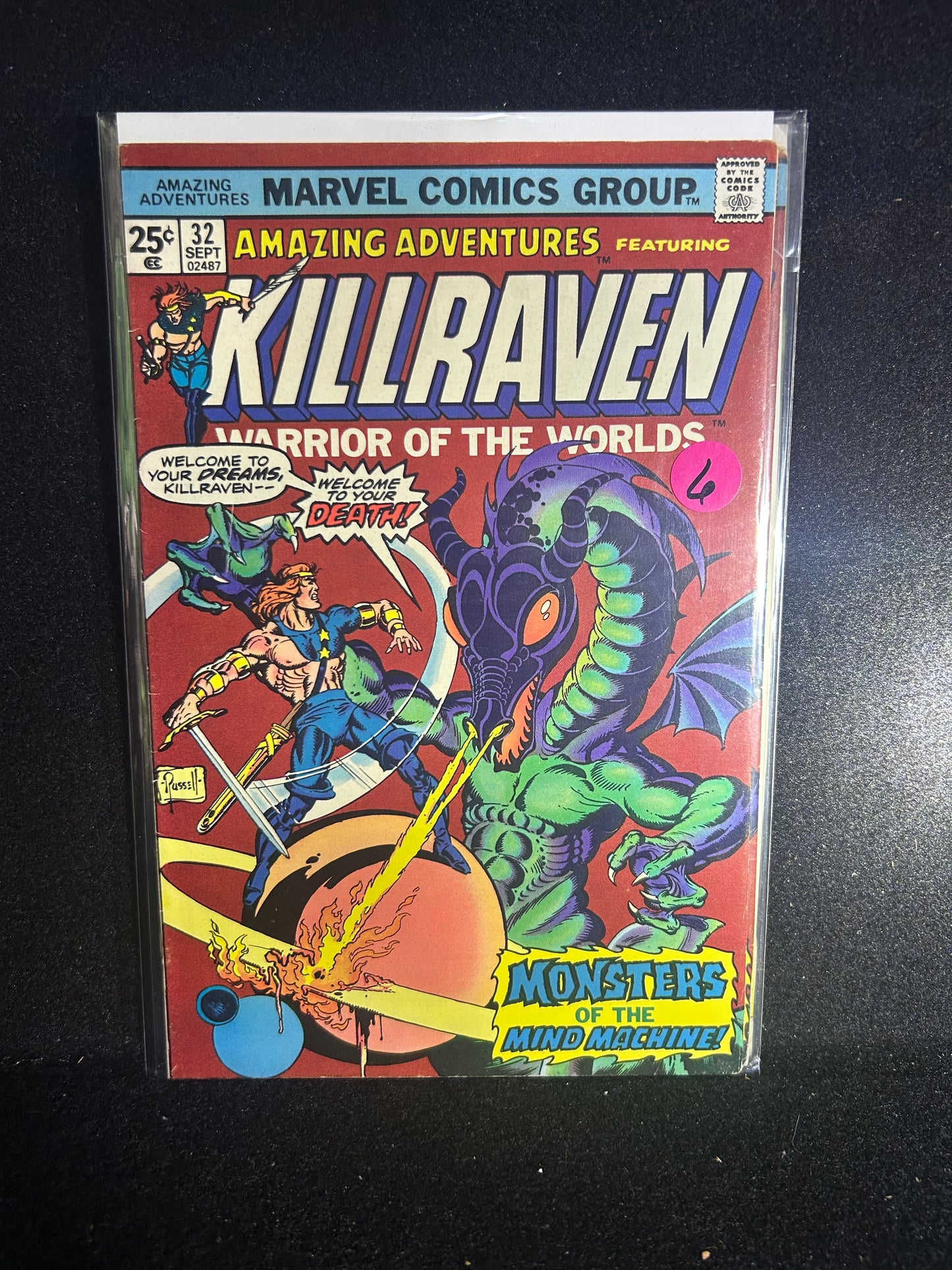 Amazing Adventures #32 – Killraven, Warrior of the Worlds (Sept 1975)