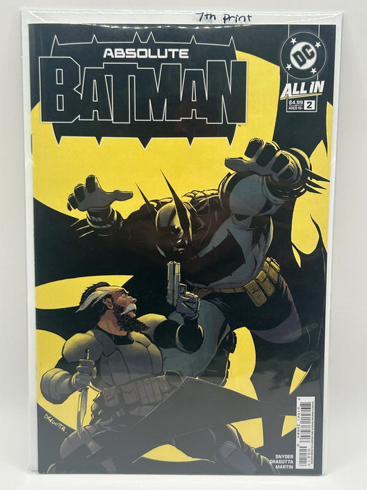 #2 7th Printing - Absolute Batman – DC – 2024–2026 – Volume 1 – Ongoing Series