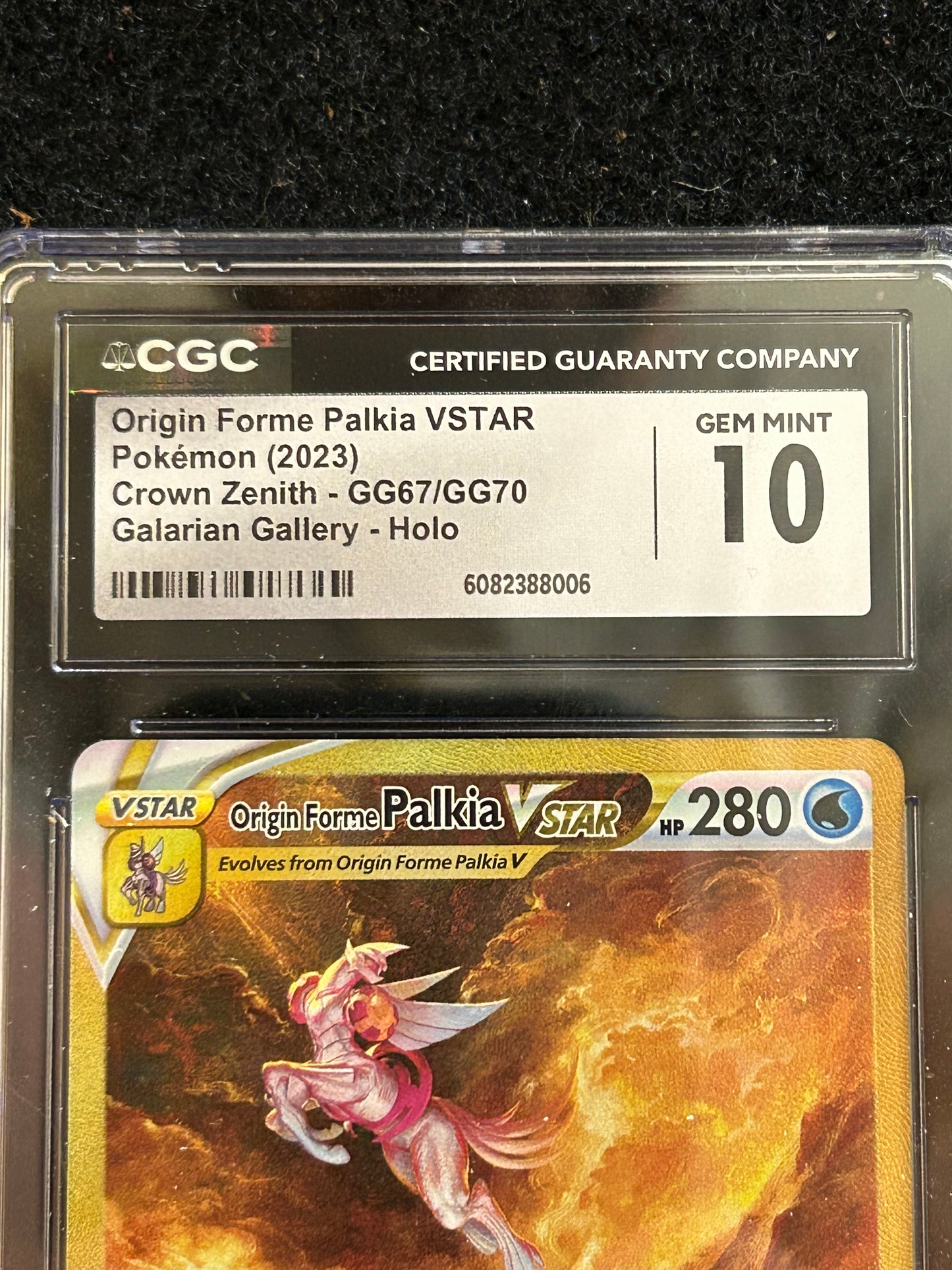 Origin Forme Palkia VSTAR – Pokémon (2023) – Crown Zenith – GG67/GG70 – Galarian Gallery – Holo – CGC 10 Gem Mint