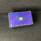 Purple Blue Heart Jewelry Box