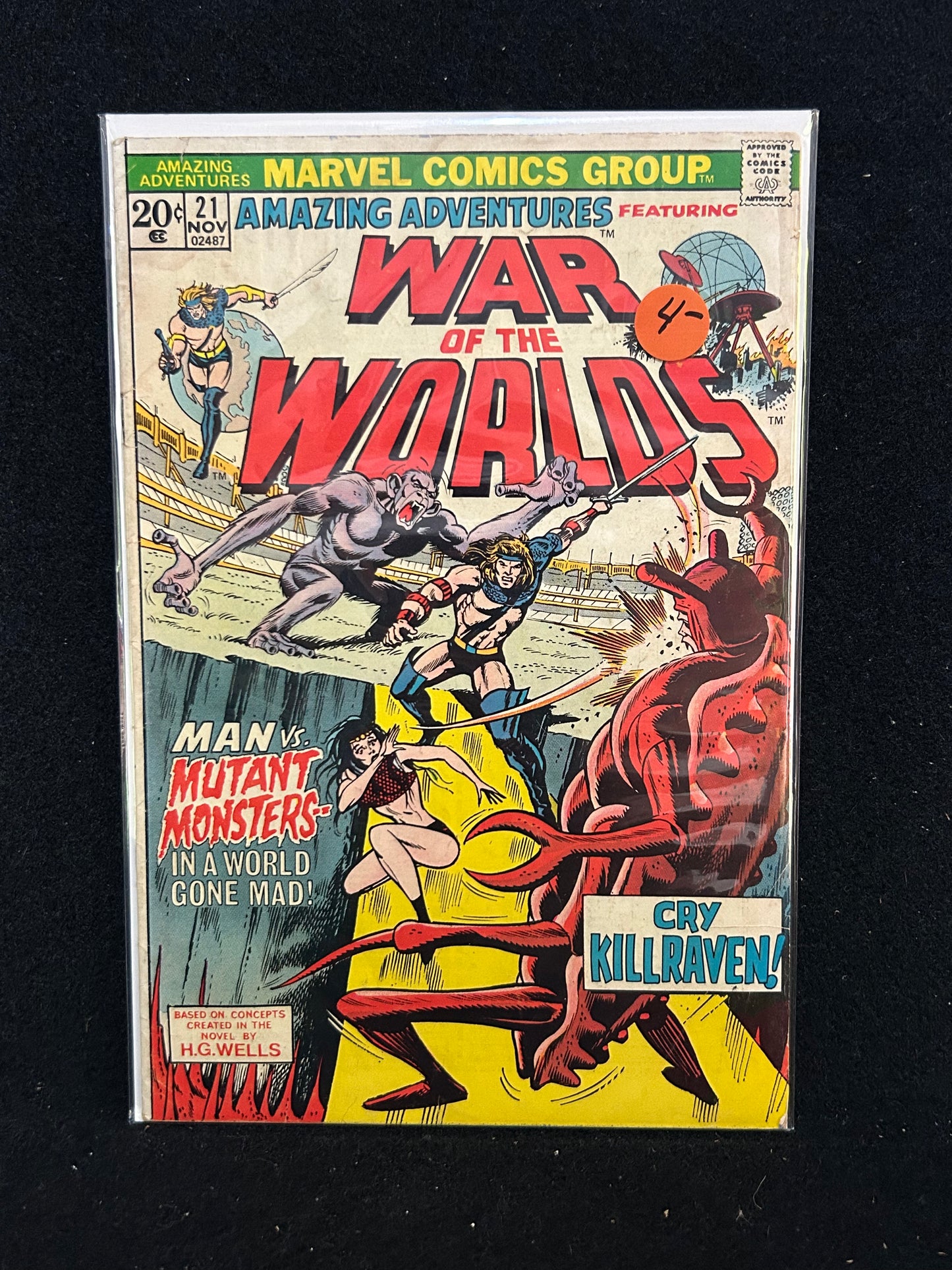 Amazing Adventures #21 – War of the Worlds (Nov 1973)