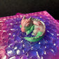 Pink Jewelry Box with Pink and Teal Baby Dragon