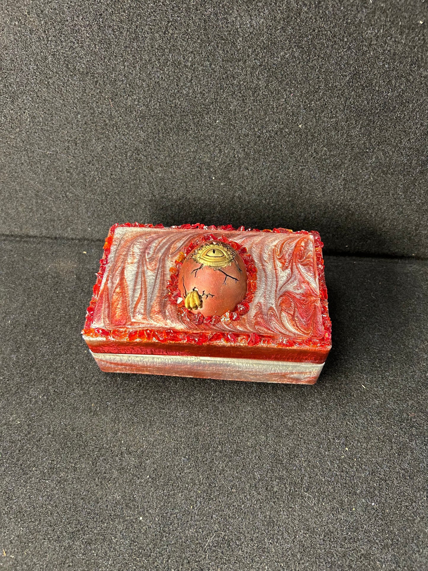 Red Dragon Egg Jewelry Box