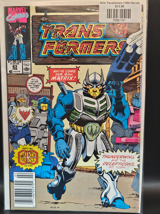 #63n Transformers (1984 Marvel)