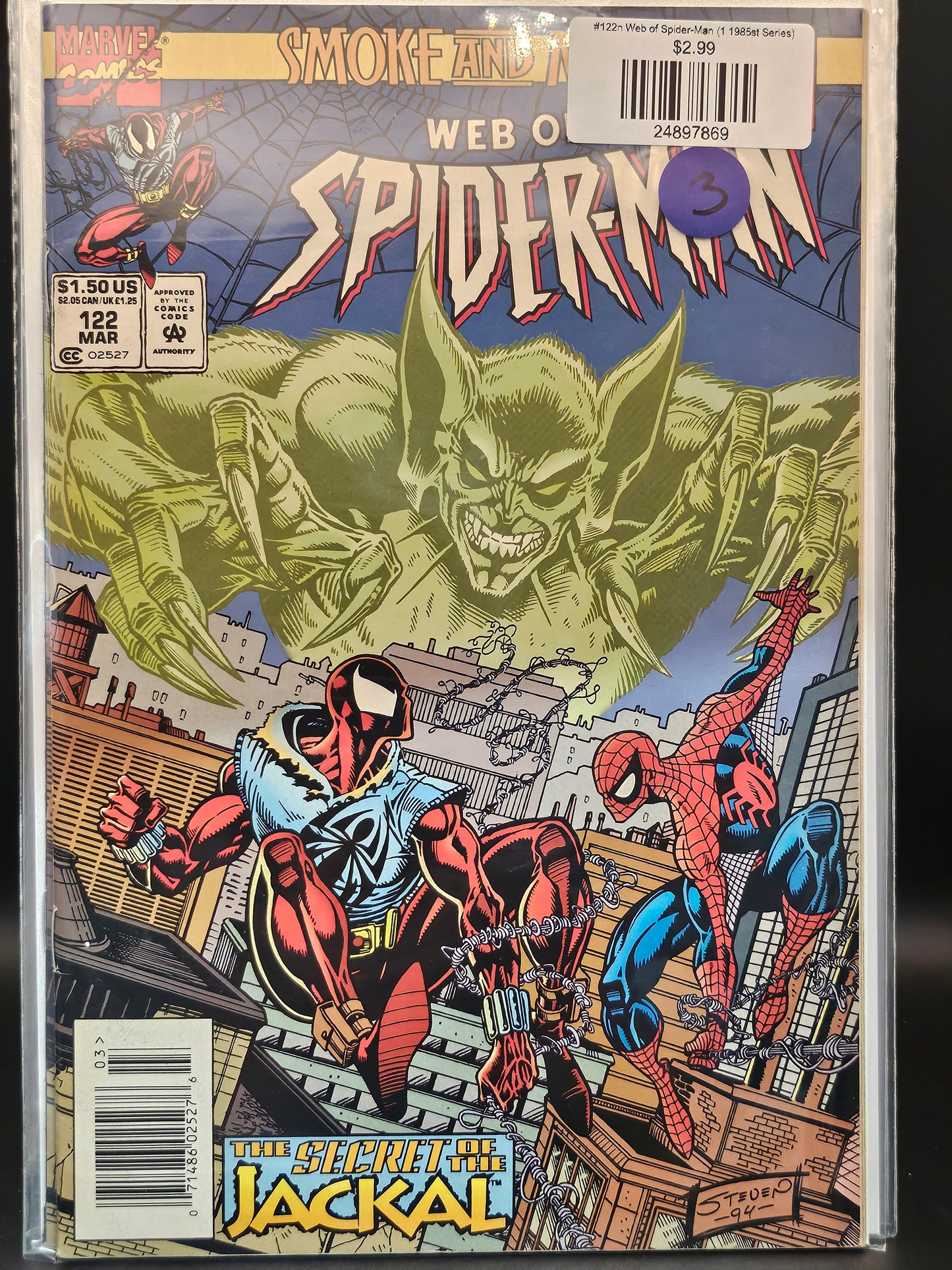 #122n Web of Spider-Man (1985 1st Series)