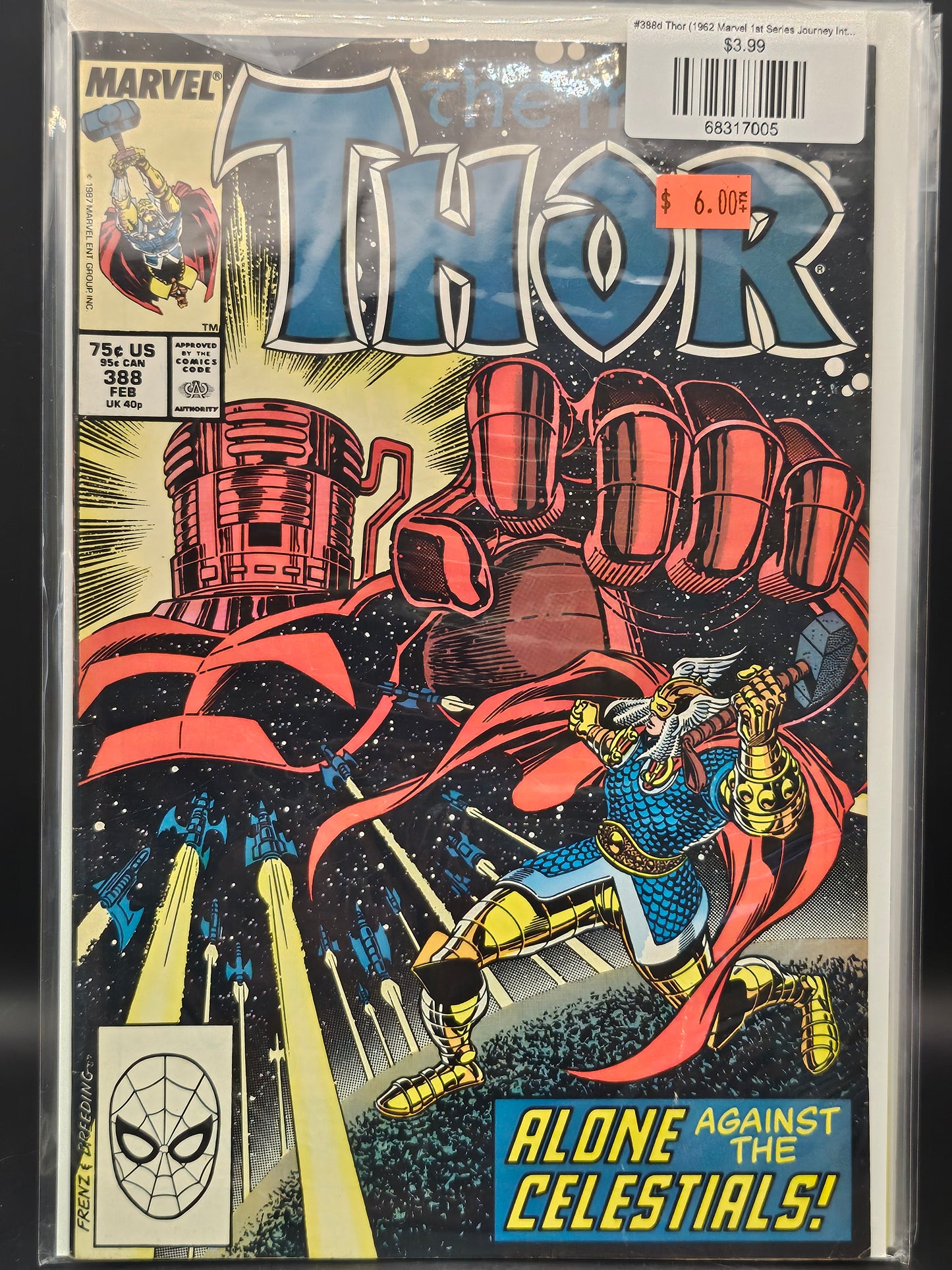 #388d Thor (1962 Marvel 1st Series Journey Into Mystery)