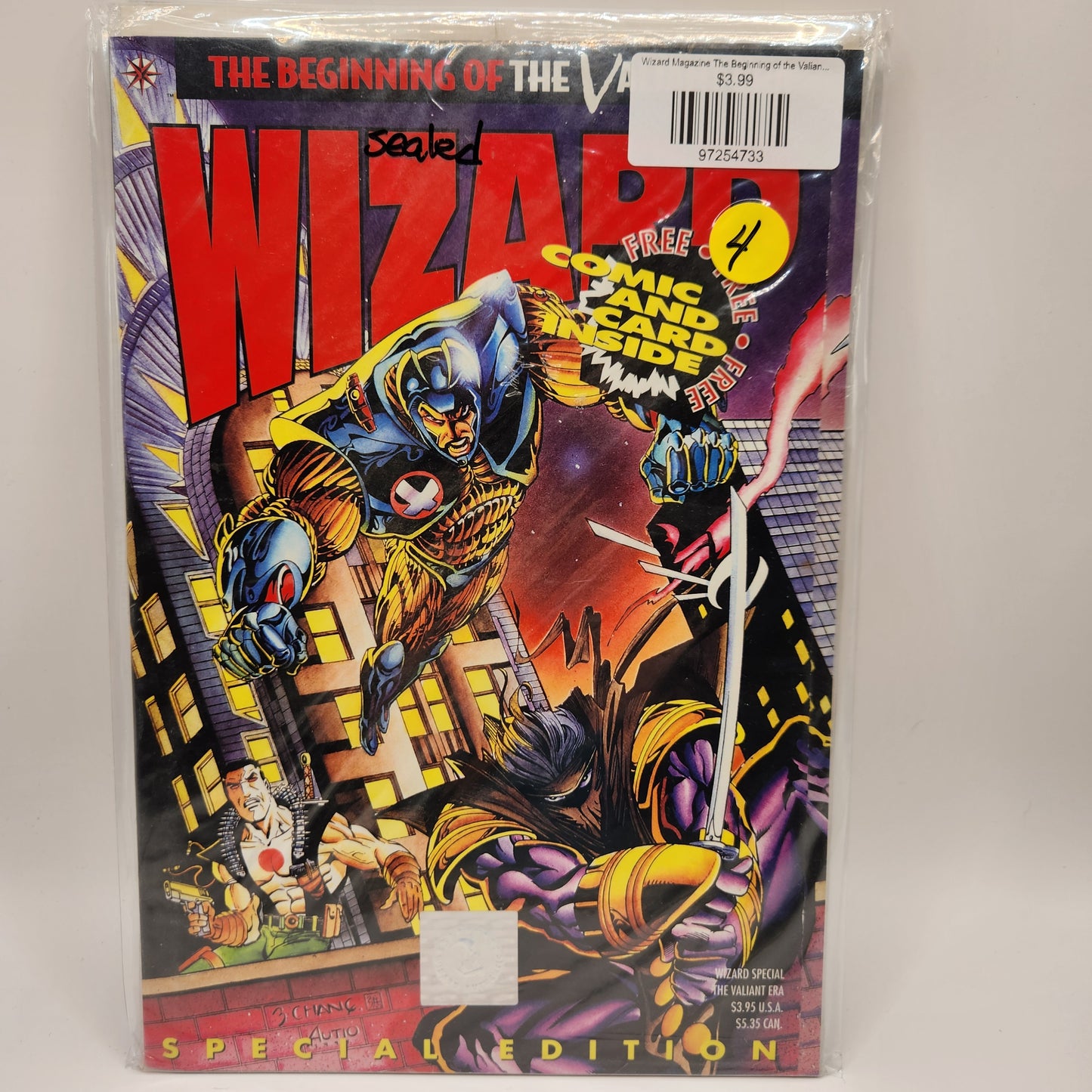 Wizard Magazine The Beginning of the Valiant Era Special Edition 1994 Sealed