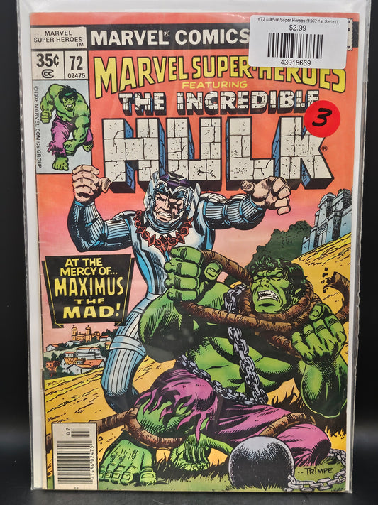 #72 Marvel Super Heroes (1967 1st Series)