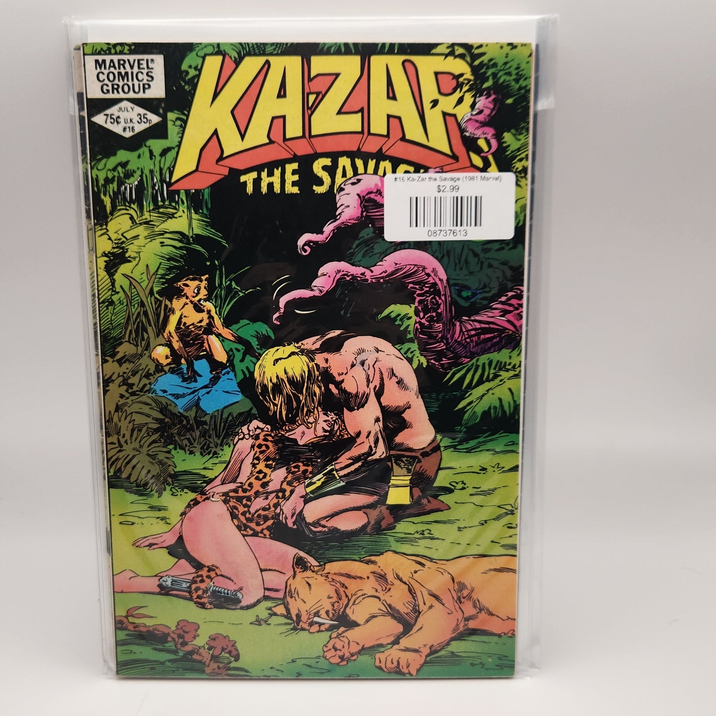 #16 Ka-Zar the Savage (1981 Marvel)