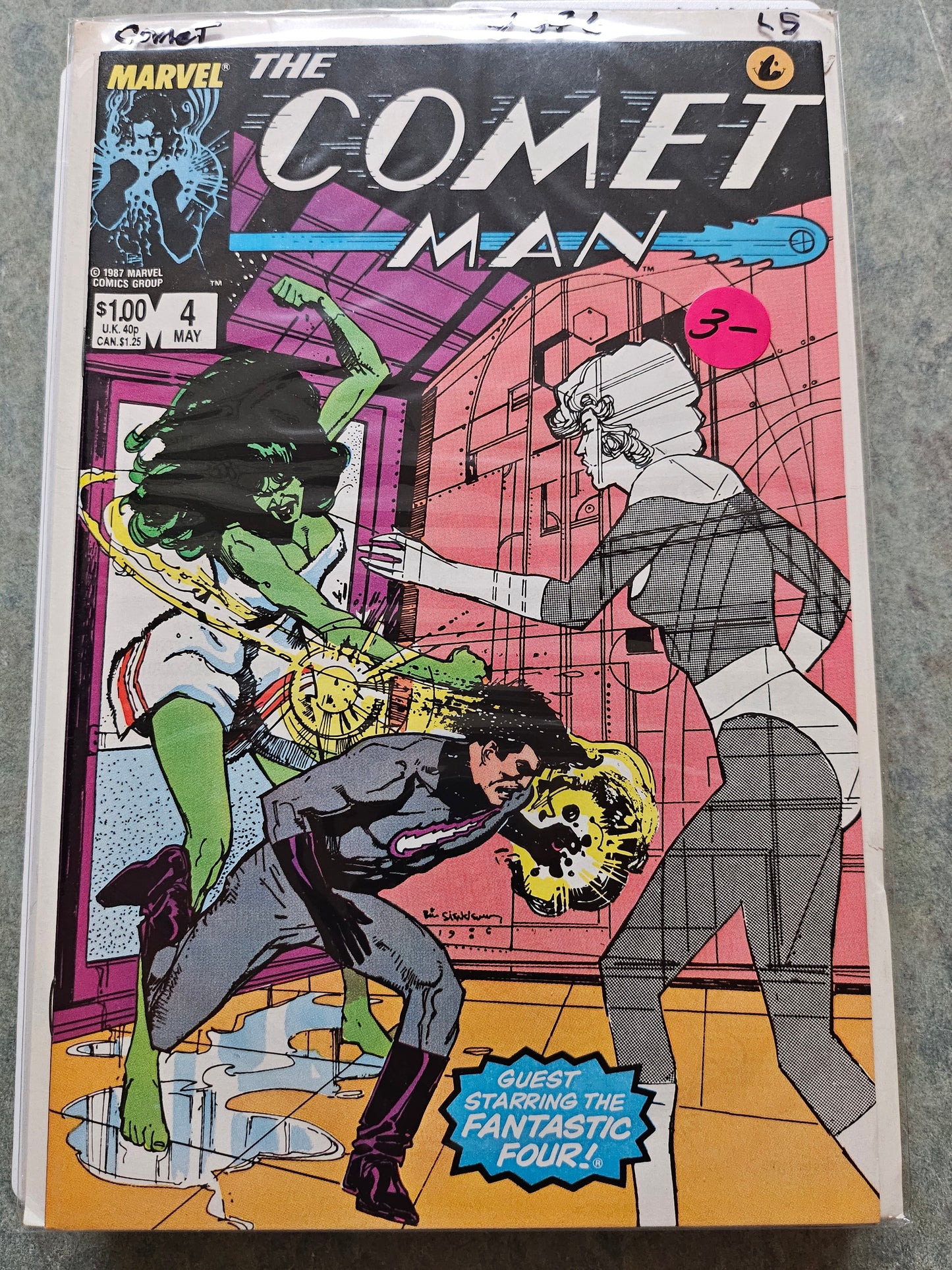 101.103 – Comet Man - #4 of 5 -(LS) limited series -1987