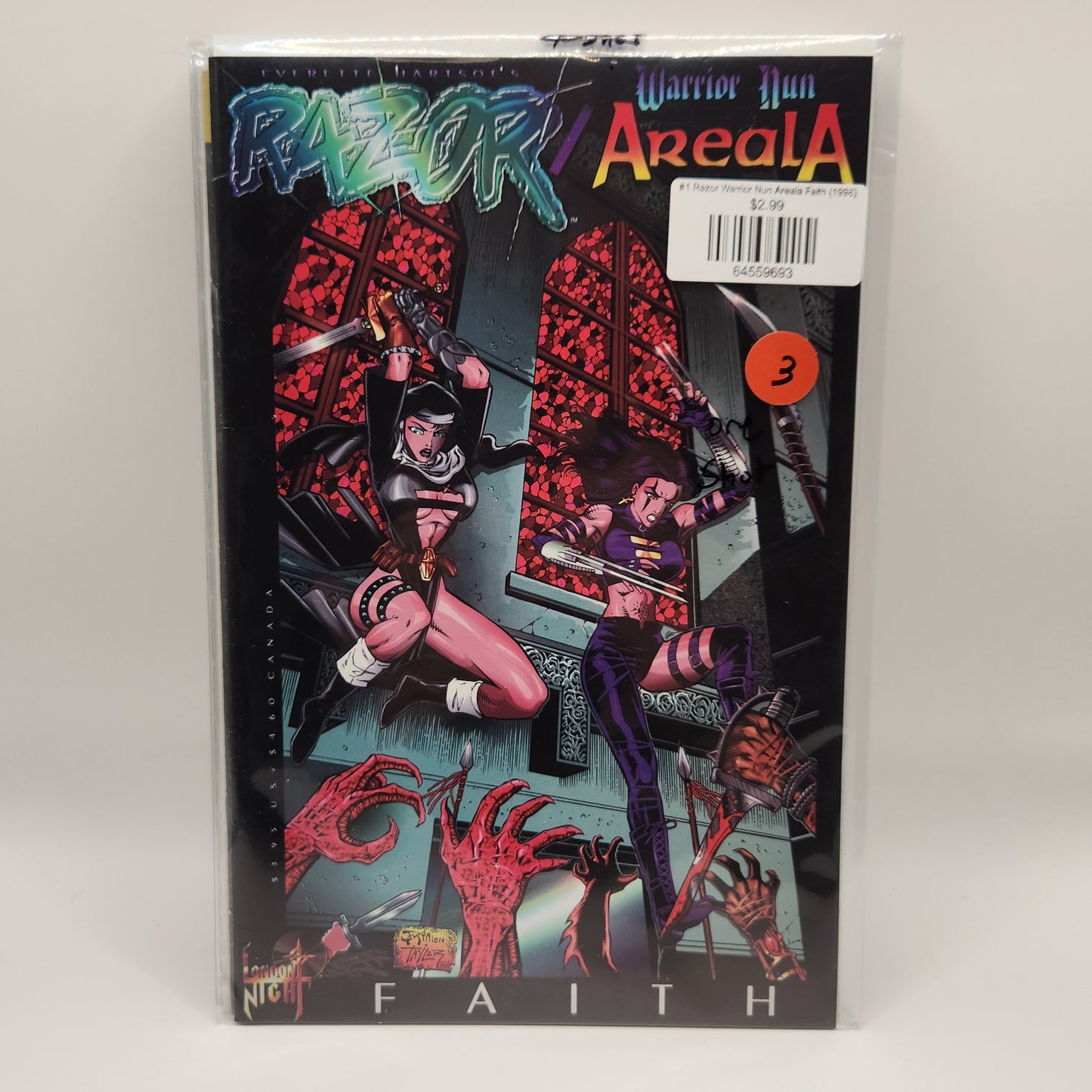 #1 Razor Warrior Nun Areala Faith (1996)