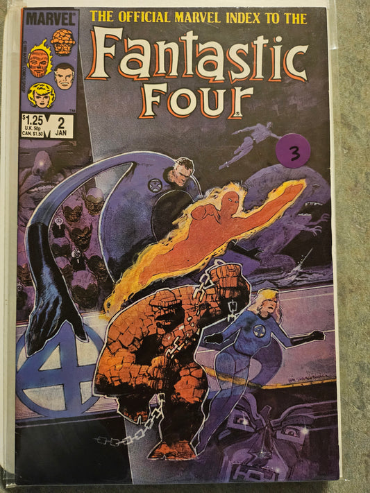 101.101 Fantastic Four – #2 – Official Marvel Index (1985–1987)