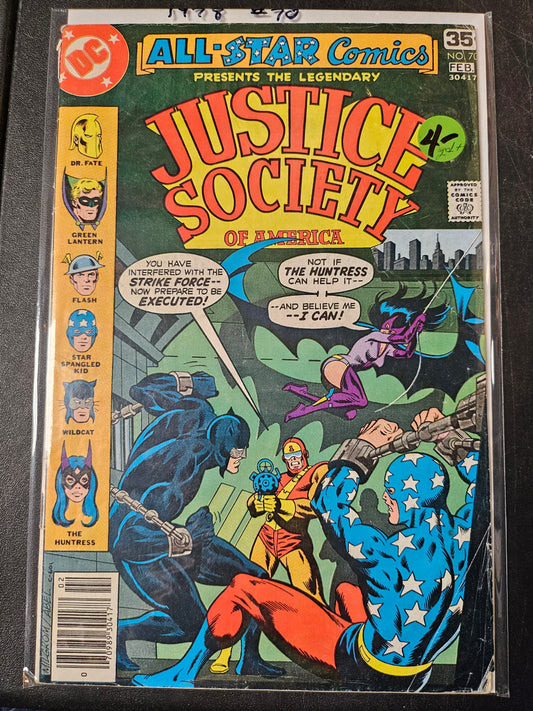 All Star Comics – All-American Publications / DC Comics – 1940–1978 – Volume 1 – #70