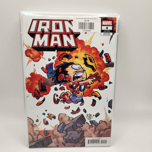 #4 IRON MAN  SKOTTIE YOUNG 4-PART CONNECTING VARIANT