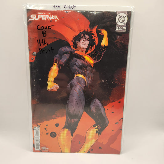 #1 4th Printing Cover B - Absolute Superman – DC – 2024–Present – Volume 1 – Ongoing Series – #1–Present - Dan Mora