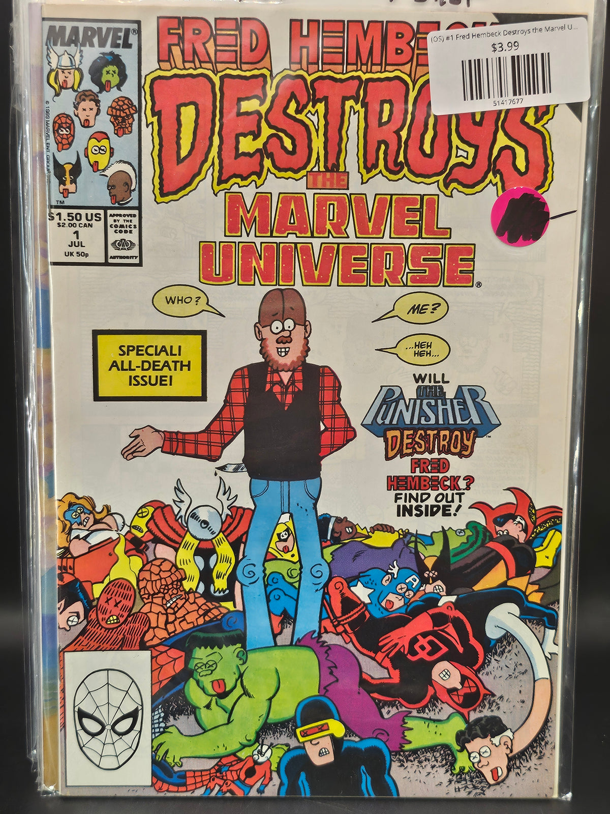 (OS) #1 Fred Hembeck Destroys the Marvel Universe (1989)