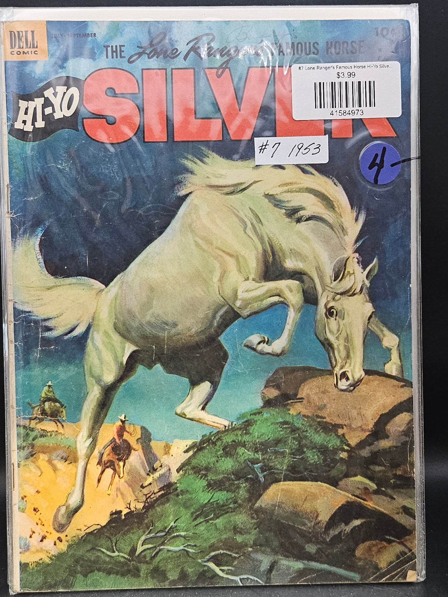 #7 Lone Ranger's Famous Horse Hi-Yo Silver (1952-1960 Dell)