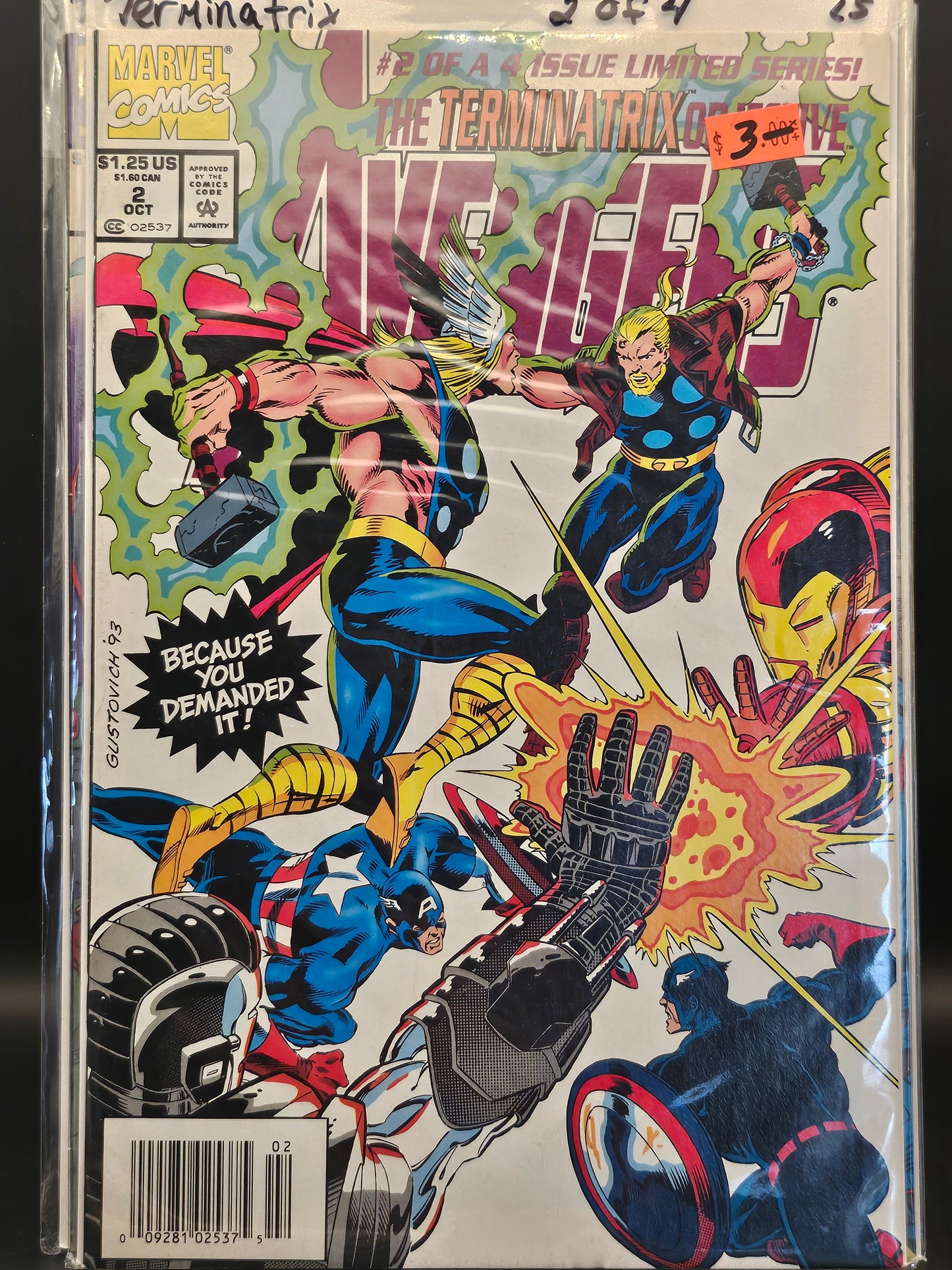 #1-4 Avengers The Terminatrix Objective (1993)