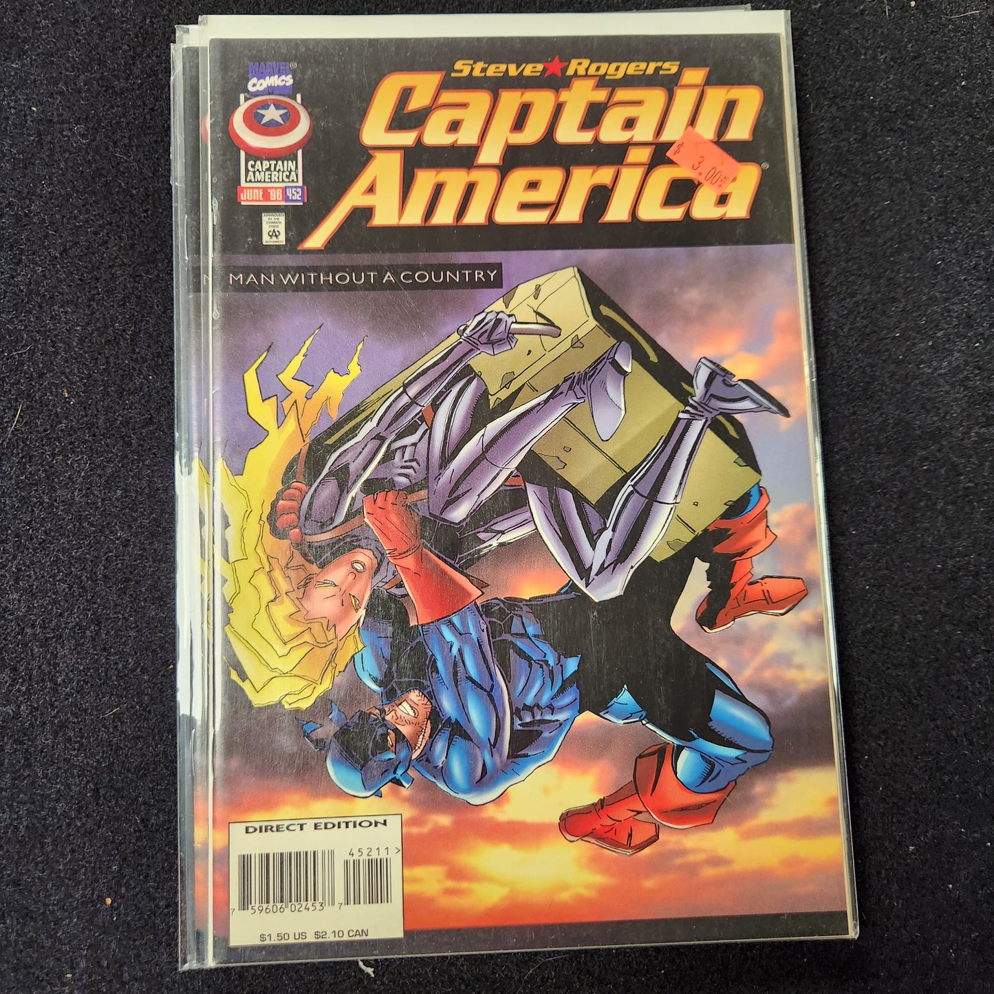 Captain America – Marvel – 1968–1996 – Volume 1 – Ongoing Series – #452