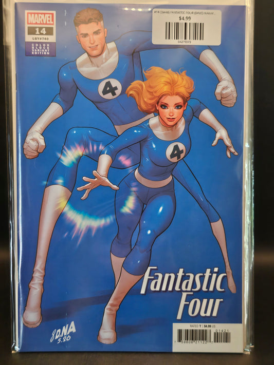 #14 (David) FANTASTIC FOUR (DAVID NAKAYAMA COLOR BLOCK BLUE VARIANT)