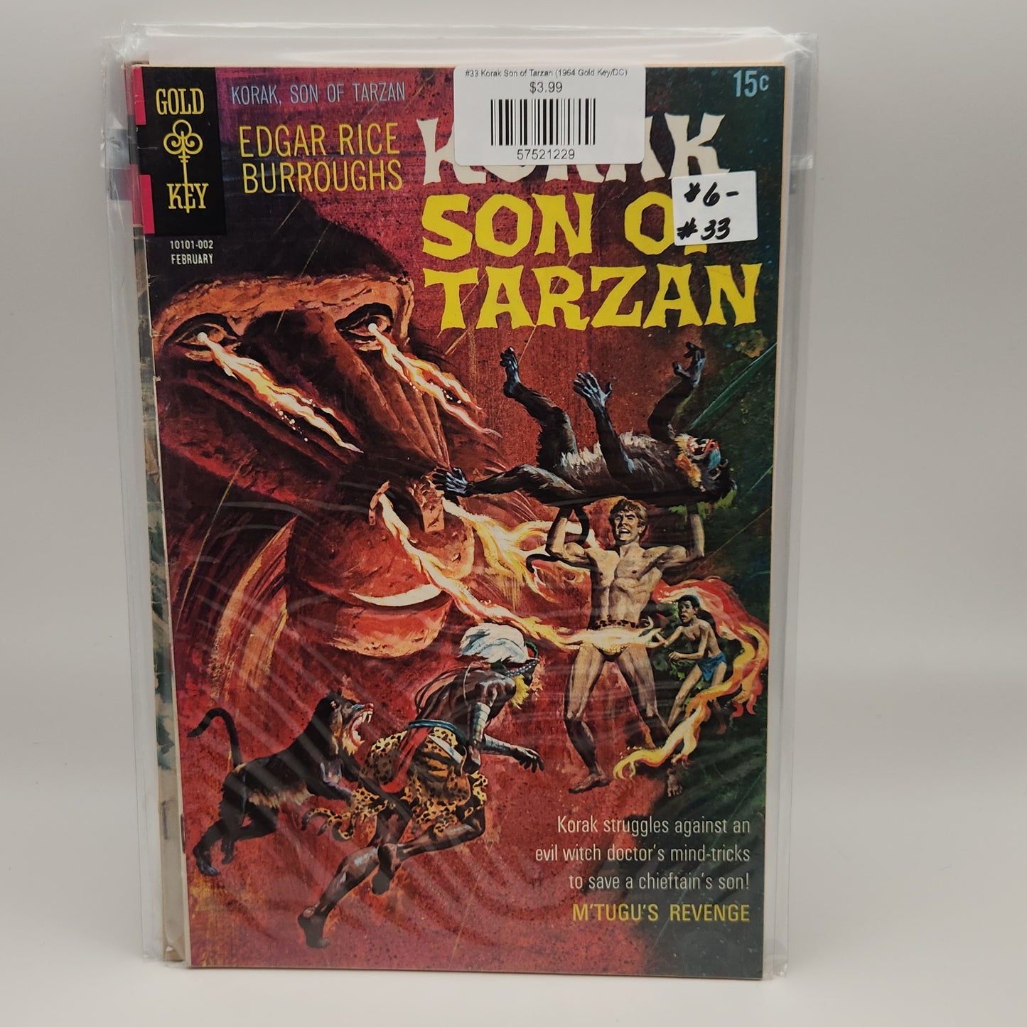 #33 Korak Son of Tarzan (1964 Gold Key/DC)