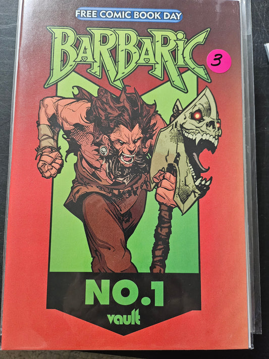 105.106 – #Barbaric #1 #nn - Free Comic Books Giveaways -Various Years