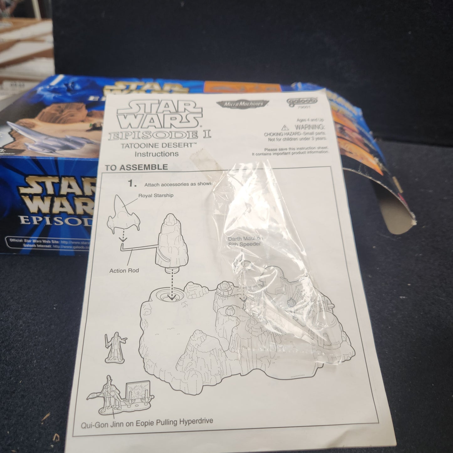Star Wars Episode I Micro Machines Tatooine Desert (1998 Japan Version)