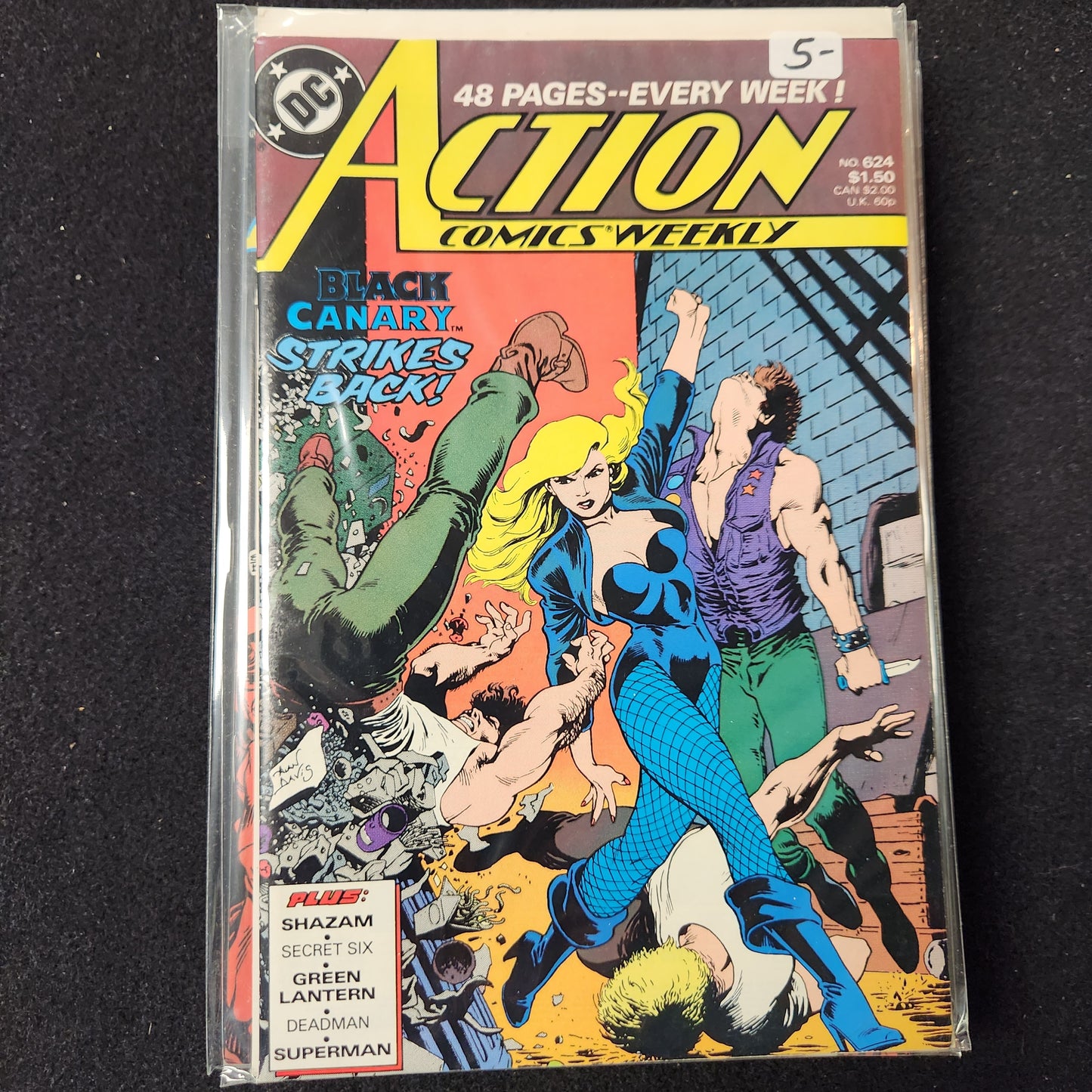 Action Comics #624 - Black Canary Strikes Out (DC 1988)