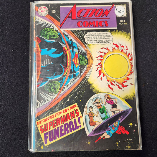 Action Comics #365 - Supermans Funeral (DC 1968)