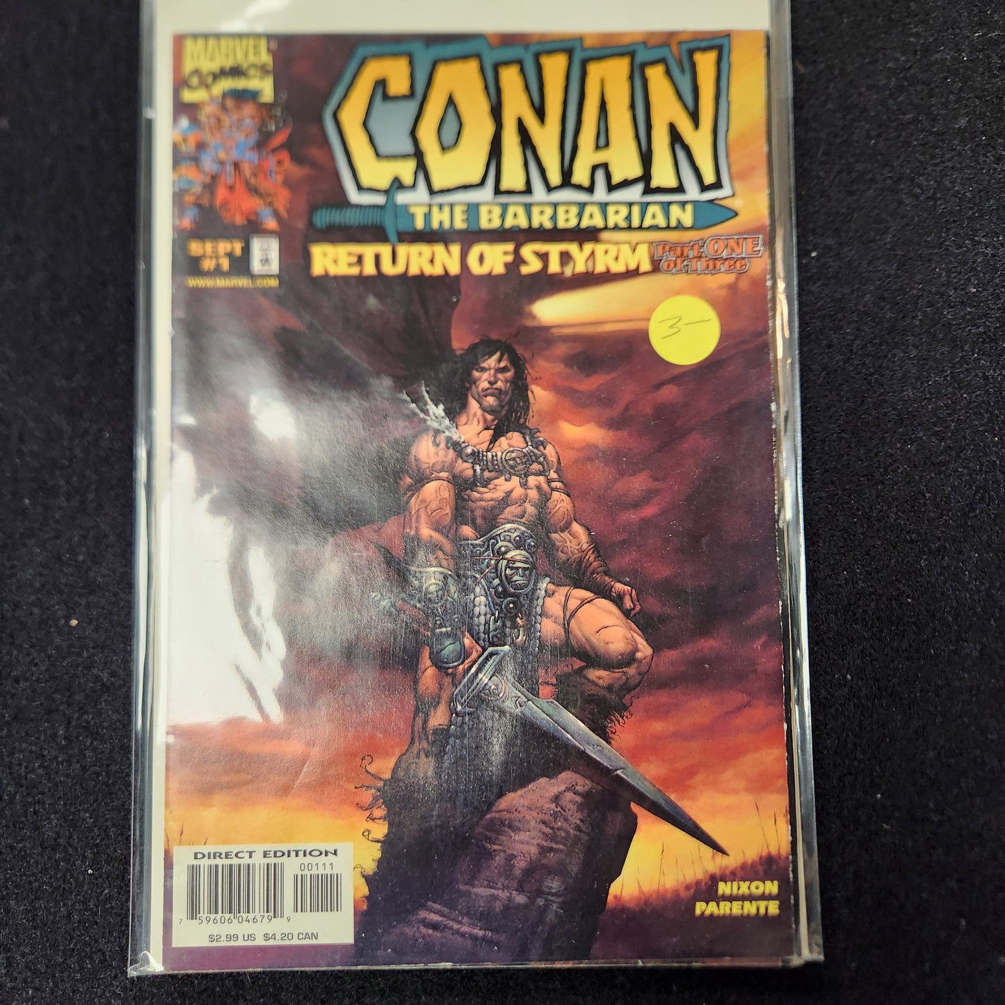 Conan: Return of Styrm – Marvel Comics – 1998 – Volume 1 – Limited Series – #1 of 3
