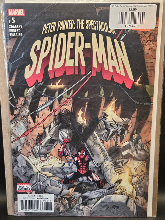#5 Peter Parker Spectacular Spider-Man (2017 1st Series)