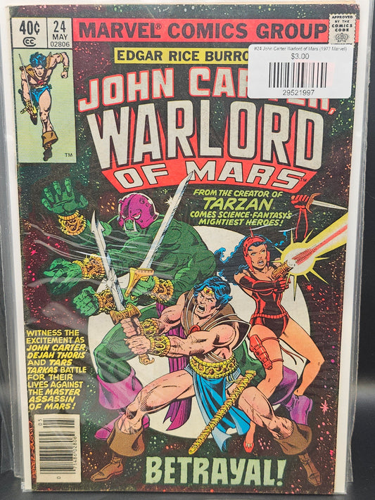 #24 John Carter Warlord of Mars (1977 Marvel)