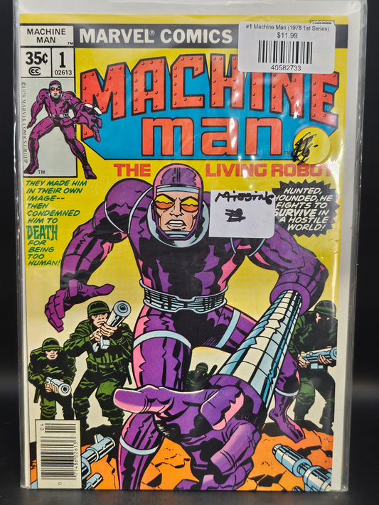 #1 Machine Man (1978 1st Series)