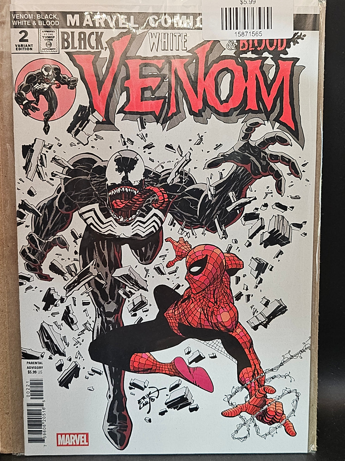 #2B Venom Black White and Blood (2025 Marvel)