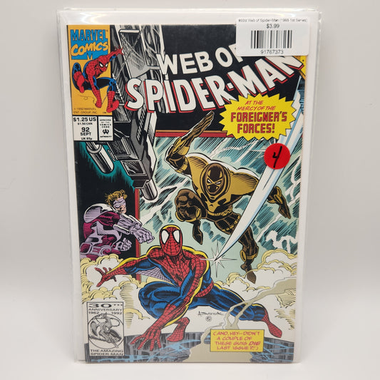 #92d Web of Spider-Man (1985 1st Series)