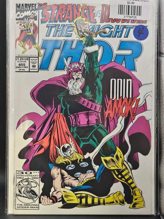 #455d Thor (1962 Marvel 1st Series Journey Into Mystery)