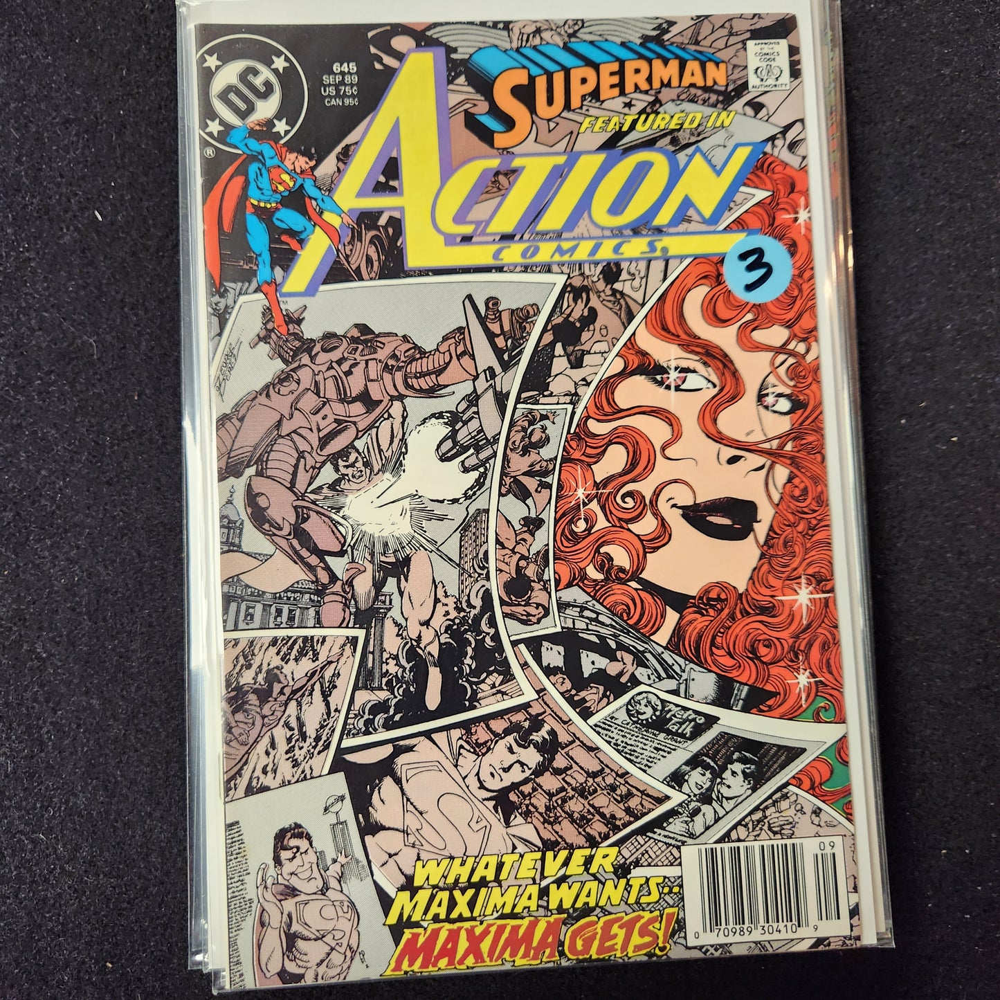 Action Comics #645 - First Appearance of Maxima (DC 1989)