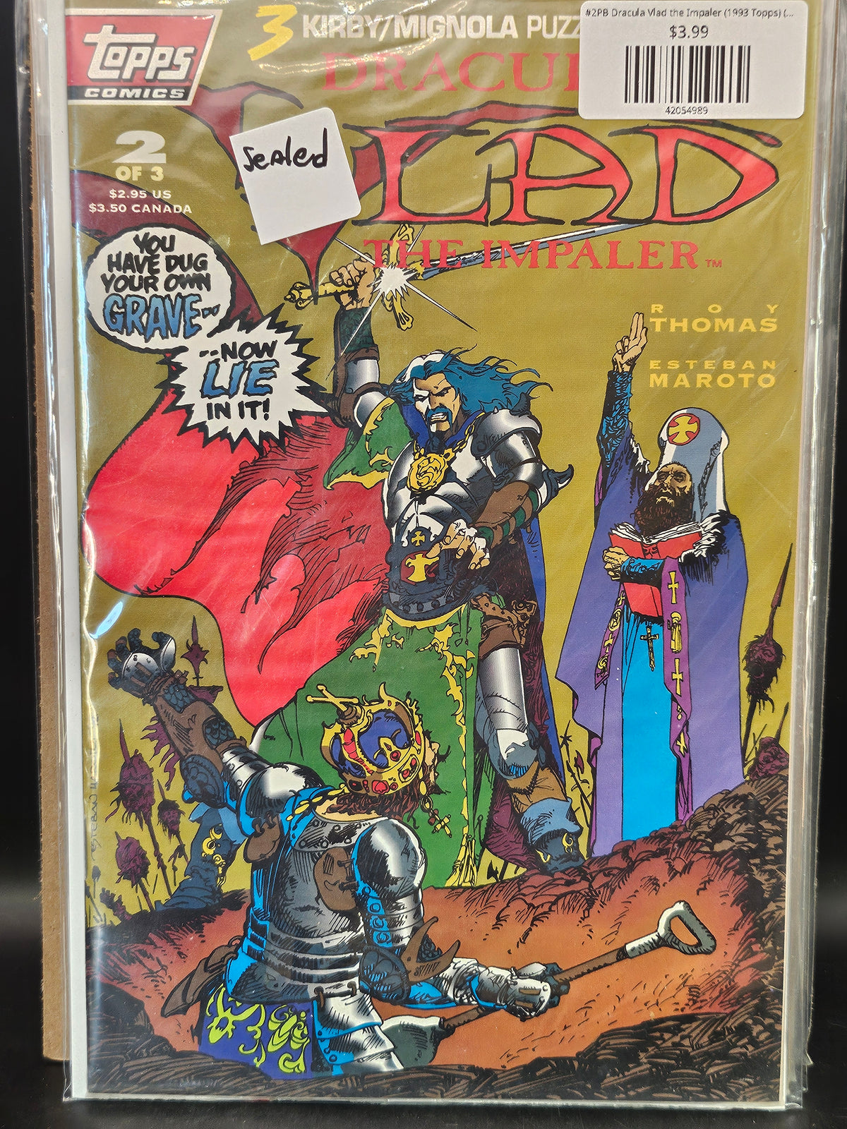 #2PB Dracula Vlad the Impaler (1993 Topps) (Polybagged)