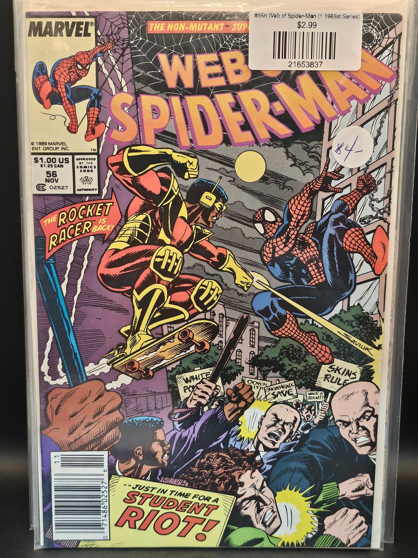 #56n Web of Spider-Man (1985 1st Series)
