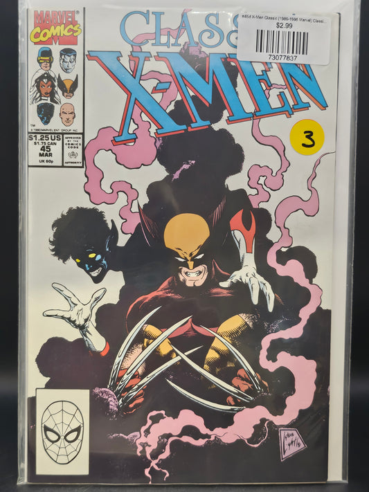 #45d X-Men Classic (1986-1995 Marvel) Classic X-Men