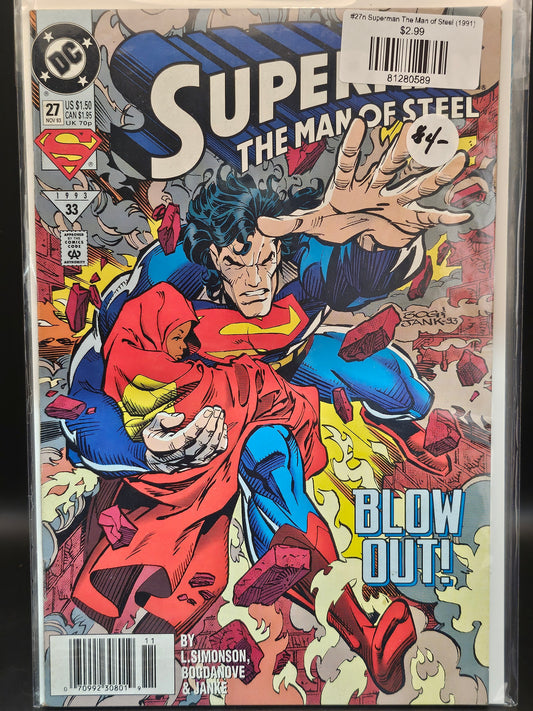 #27n Superman The Man of Steel (1991)
