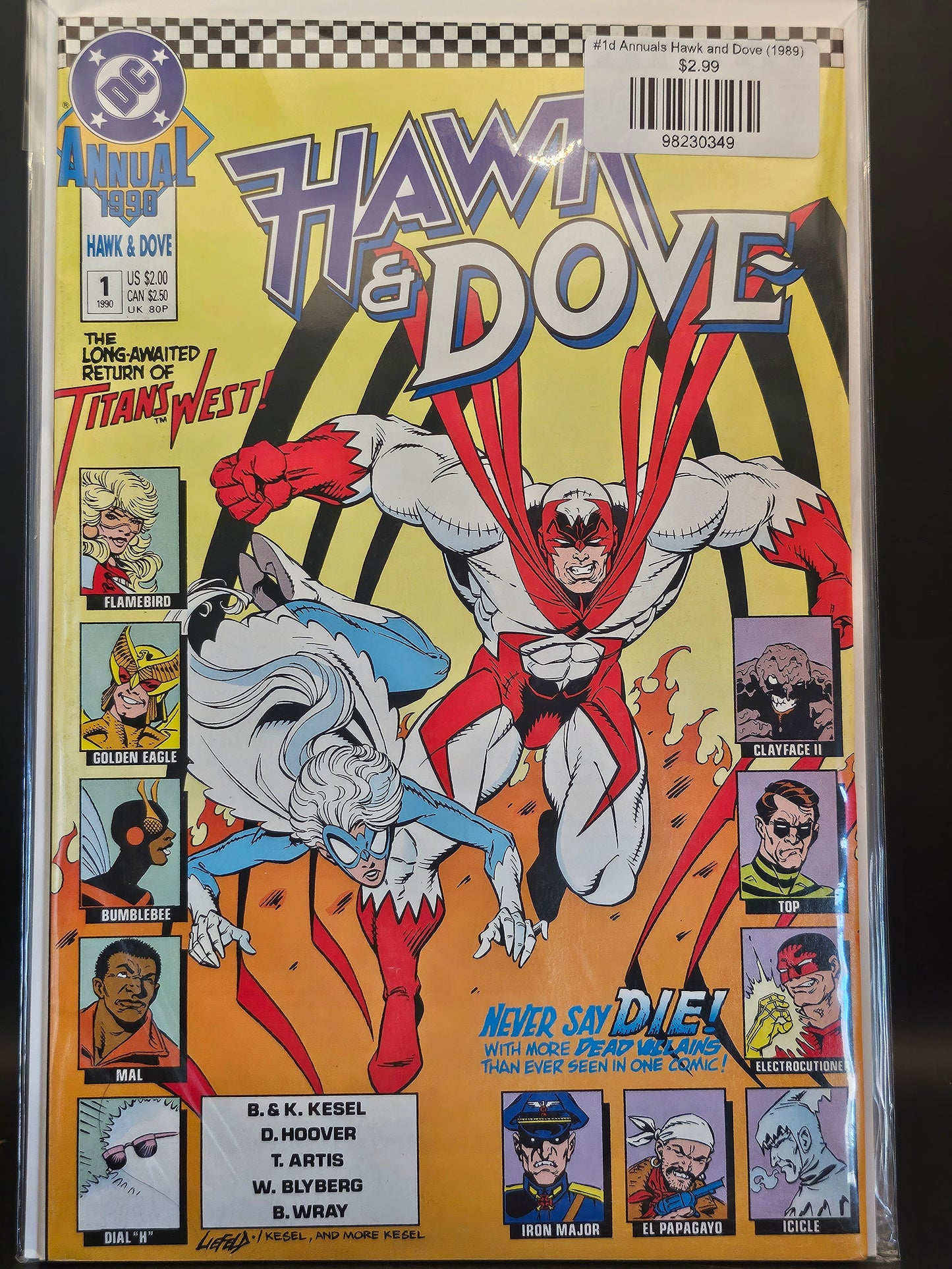 #1d Annuals Hawk and Dove (1989)
